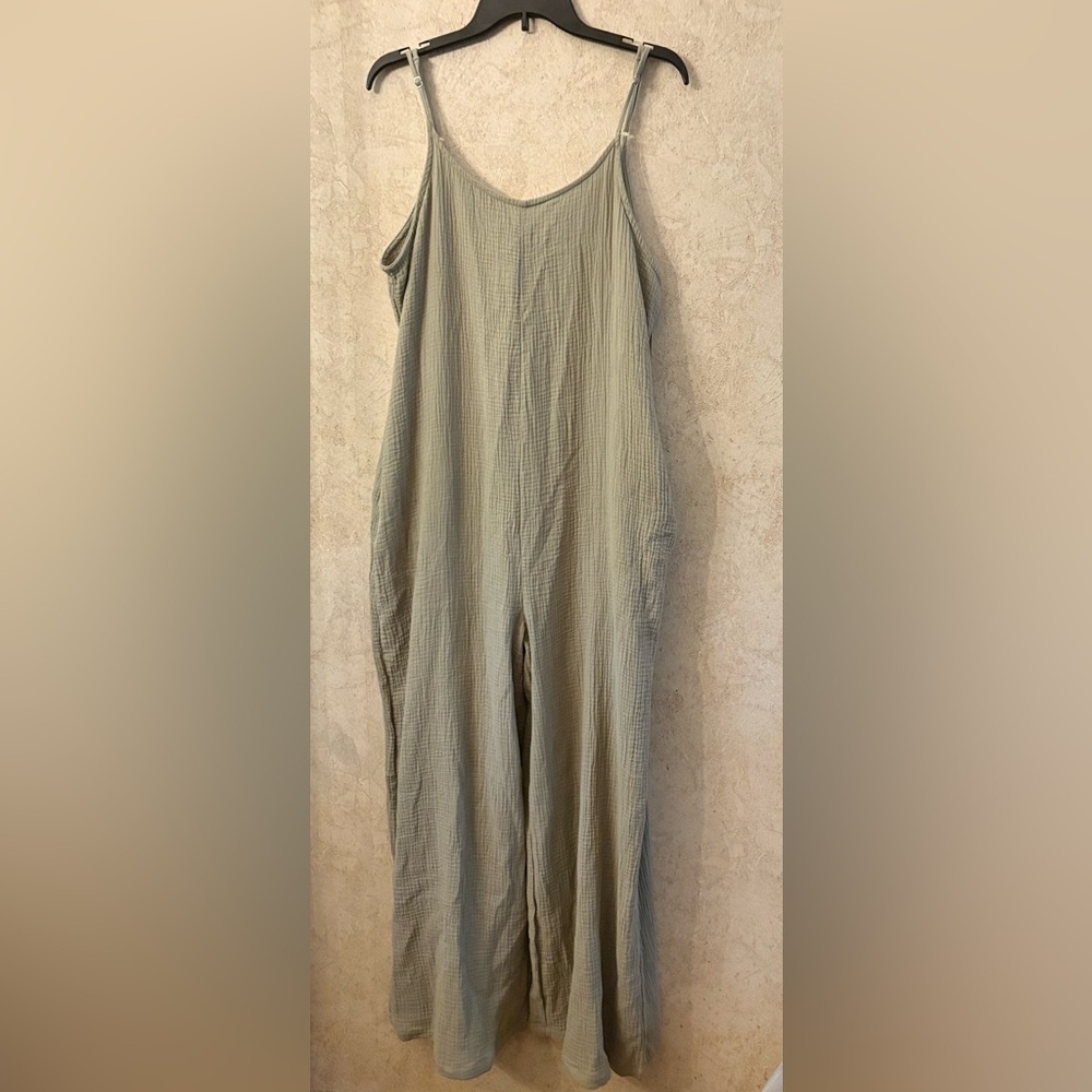 Hunter & Brown Women's Sage Green Jumpsuit